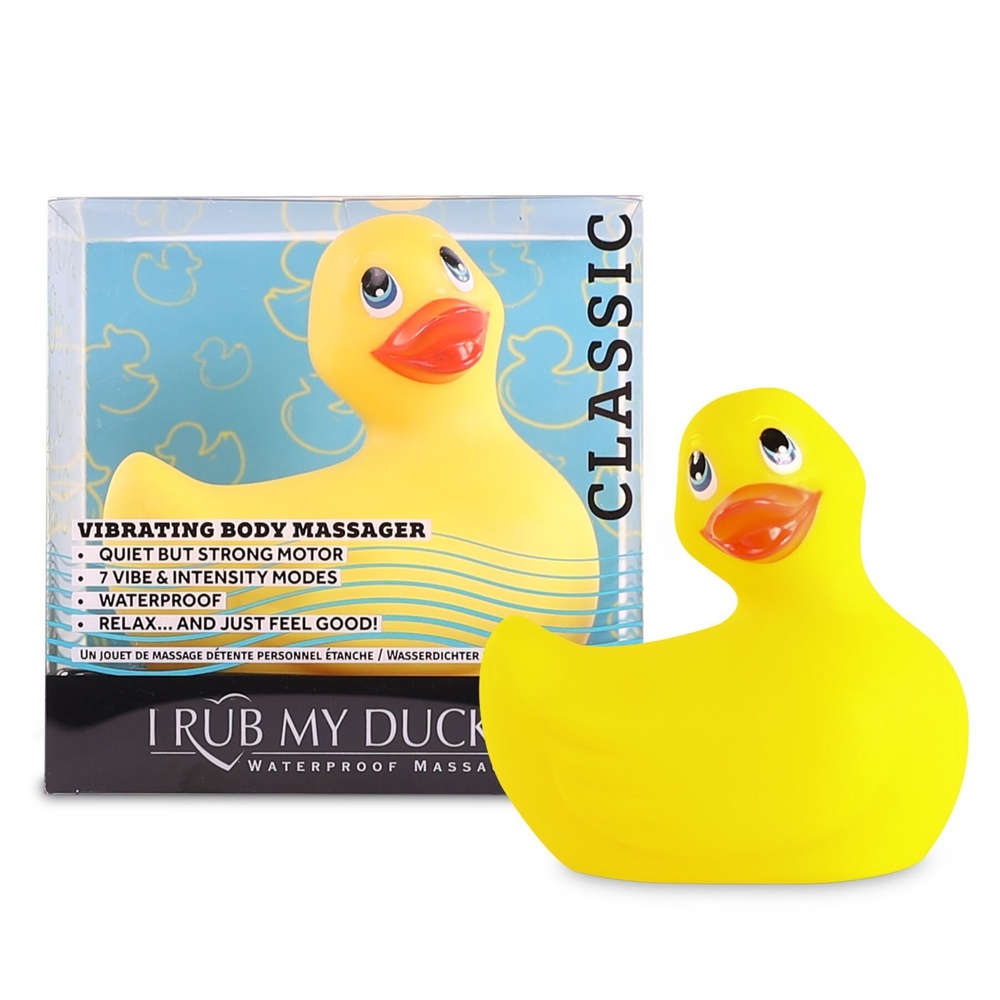Вібромасажер качечка I Rub My Duckie — Classic Yellow v2.0, скромняжка фото