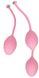 Розкішні вагінальні кульки PILLOW TALK — Frisky Pink з кристалом, діаметр 3,2 см, вага 49-75гр фото 1