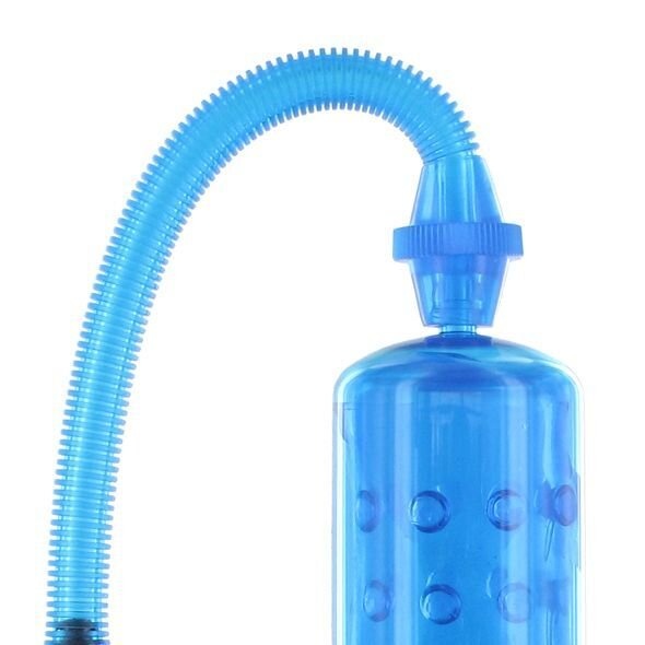 Вакуумна помпа XLsucker Penis Pump Blue для члена довжиною до 18 см, діаметр до 4 см фото
