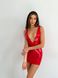 Лакированное платье с сексуальным декольте «Лучезарная Эмилия» D&A, XL, красное фото 3