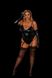 Эротический костюм кошечки "Игривая Стефани" XXL, боди, перчатки, без маски фото 1