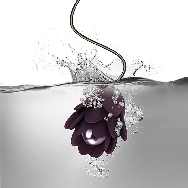 Ніжний вібростимулятор квітка Rocks Off — Zinnia, ніжні пелюстки, пульт ДУ, 10 режимів роботи фото