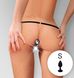 Жіночі трусики XS-2XL із силіконовою анальною пробкою Art of Sex - Sexy Panties plug size S Black фото 1