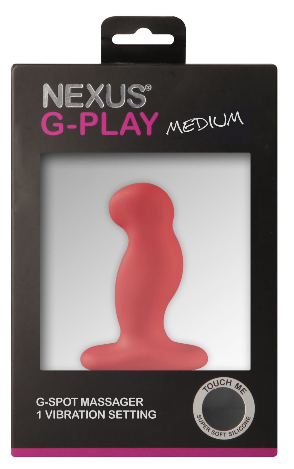 Вібромасажер простати Nexus G-Play Plus M Red, макс діаметр 3 см, перезаряджається фото