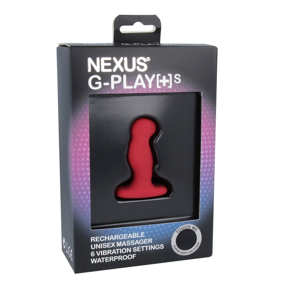 Вібромасажер простати Nexus G-Play Plus S Red, макс діаметр 2,3 см, перезаряджається фото