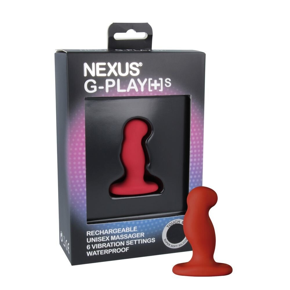 Вибромассажер простаты Nexus G-Play Plus S Red, макс диаметр 2,3см, перезаряжаемый фото