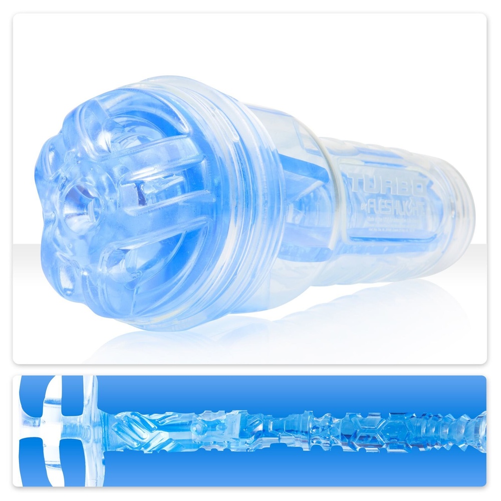Мастурбатор Fleshlight Turbo Ignition Blue Ice (імітатор минета) фото