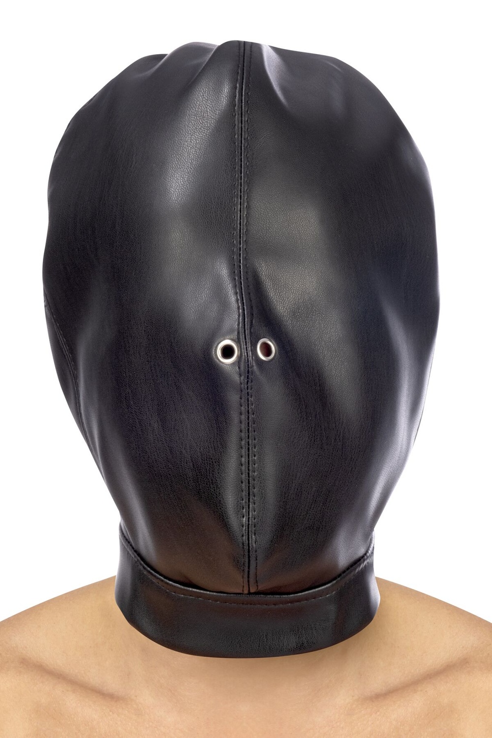 Капюшон для БДСМ Fetish Tentation Closed BDSM hood in leatherette фото