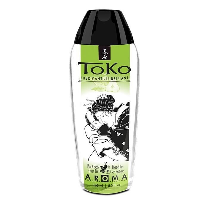 Лубрикант на водной основе Shunga Toko AROMA - Pear & Exotic Green Tea (165 мл), не содержит сахара фото