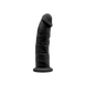 Фалоімітатор SilexD Robby Black (MODEL 2 size 6in), двошаровий, силікон + Silexpan, діаметр 3,9 см фото 1