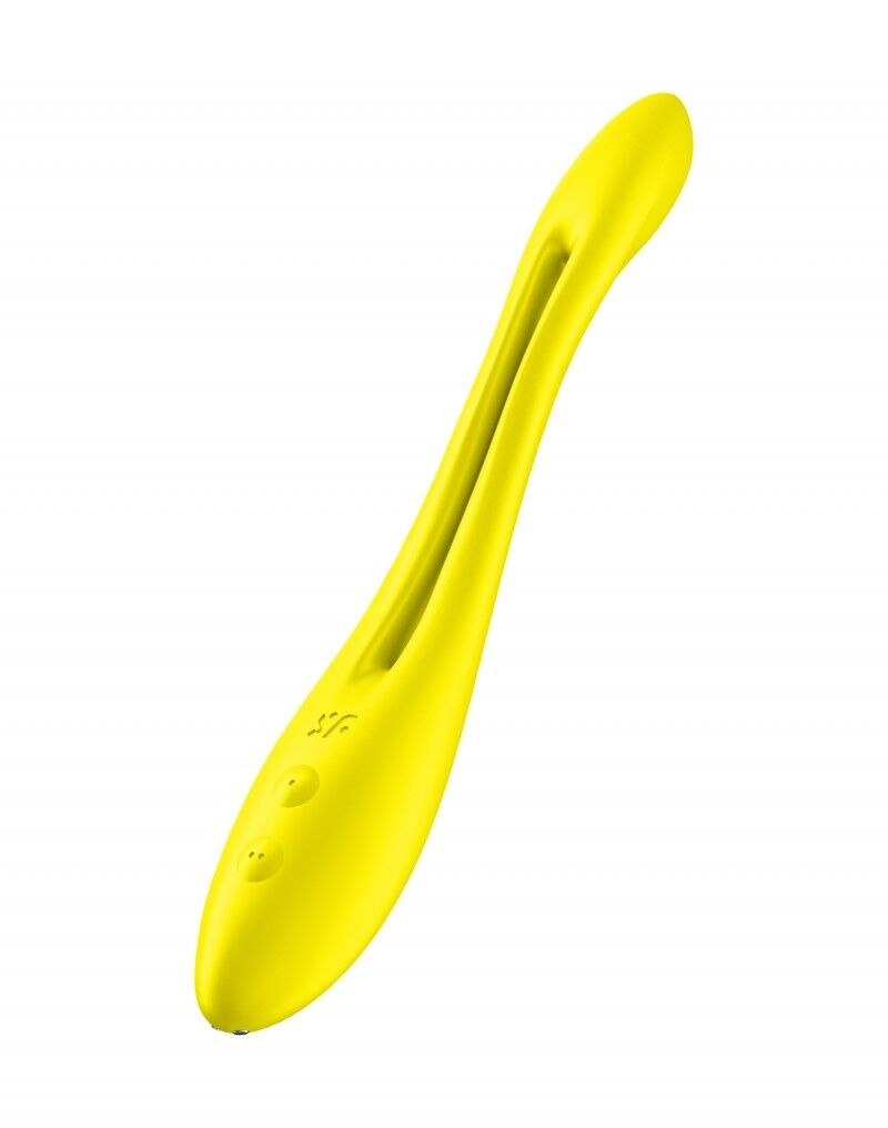 Универсальный гибкий вибратор для пар Satisfyer Elastic Game Yellow фото