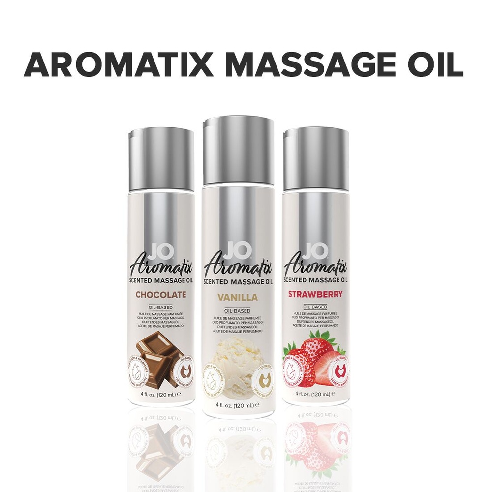 Натуральное массажное масло System JO Aromatix — Massage Oil — Vanilla 120 мл фото