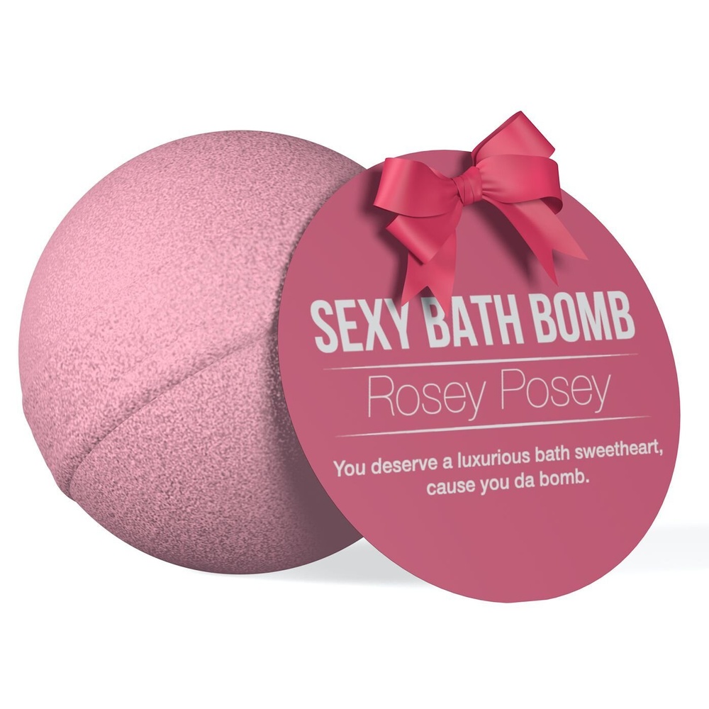 Супер-бомбочка для ванни Dona Bath Bomb — Rosey Posey (128 гр), приємний аромат троянди фото