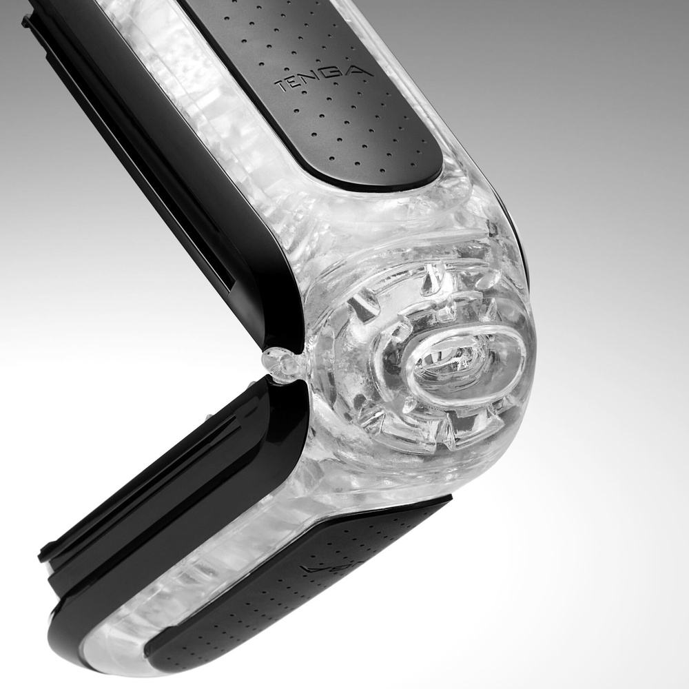 Мастурбатор Tenga Flip Zero Black, изменяемая интенсивность стимуляции, раскладной фото