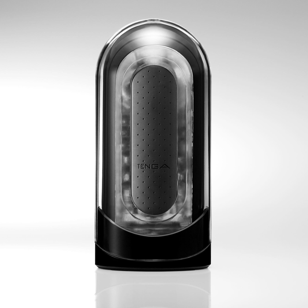 Мастурбатор Tenga Flip Zero Black, изменяемая интенсивность стимуляции, раскладной фото