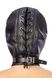 Капюшон с кляпом для БДСМ Fetish Tentation BDSM hood in leatherette with removable gag фото 2