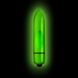 Вібропуля Rocks Off Neon — Halo, світиться в темряві, 7 режимів роботи, на батарейці фото 2