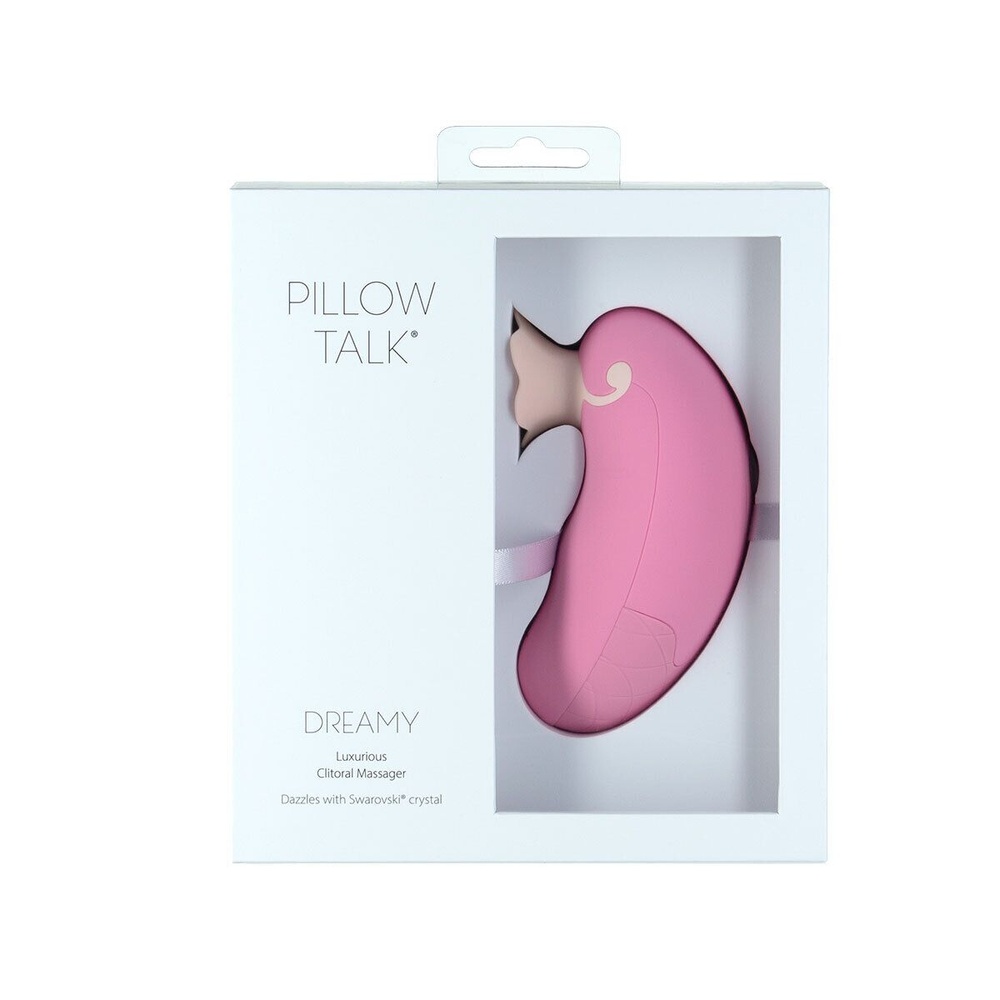 Розкішний вакуумний кліторальний стимулятор Pillow Talk - Dreamy Pink із кристалом Swarovski фото