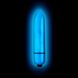 Вібропуля Rocks Off Neon - Laser, світиться в темряві, 7 режимів роботи, на батарейці фото 2