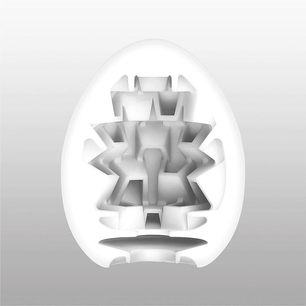Мастурбатор-яйце Tenga Egg Boxy з геометричним рельєфом фото