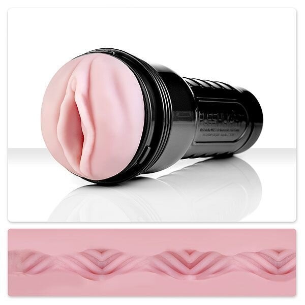 Мастурбатор вагіна Fleshlight Pink Lady Vortex, ніжний реалістичний рельєф фото