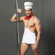 Мужской эротический костюм повара "Умелый Джек" S/M: слипы, фартук, платок и колпак фото 3