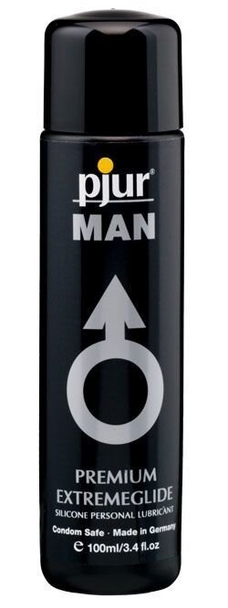 Густа силіконова змазка pjur MAN Premium Extremeglide 100 мл з тривалим ефектом, економна фото