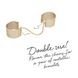 Наручники Bijoux Indiscrets Desir Metallique Handcuffs - Gold, металлические, стильные браслеты фото 5