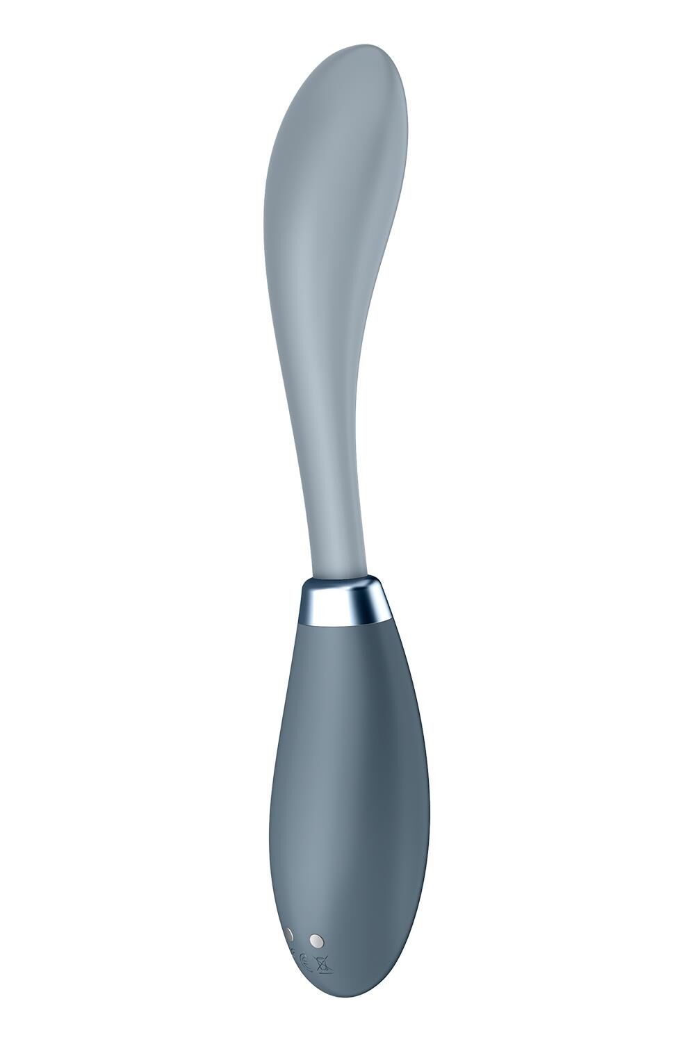 Вібратор Satisfyer G-Spot Flex 3 Grey, гнучкий стовбур із фіксацією положення фото