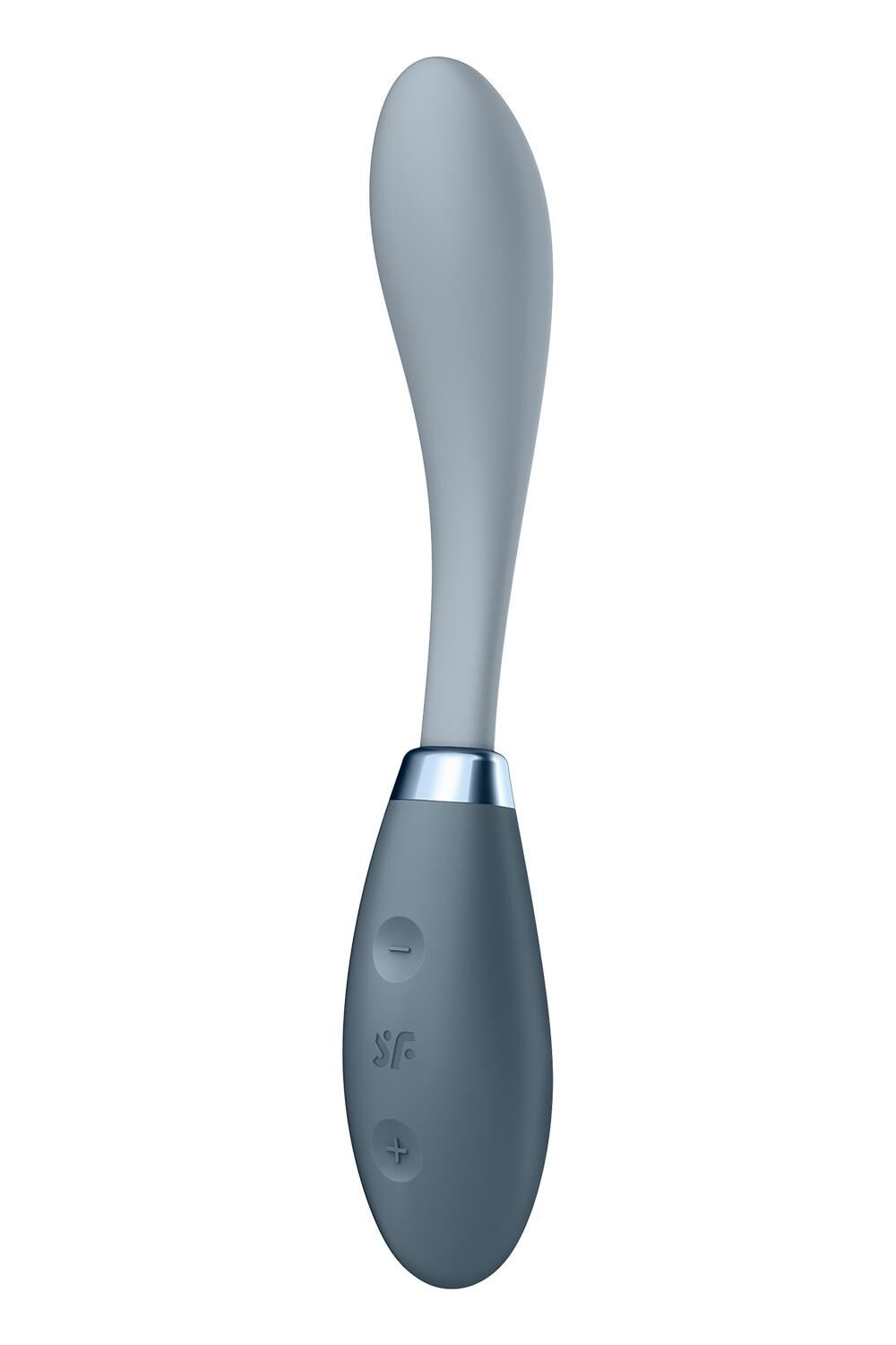Вібратор Satisfyer G-Spot Flex 3 Grey, гнучкий стовбур із фіксацією положення фото