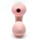 Вакуумный вибратор Kistoy Tina Mini Light Pink, вагинально-клиторальный фото 3