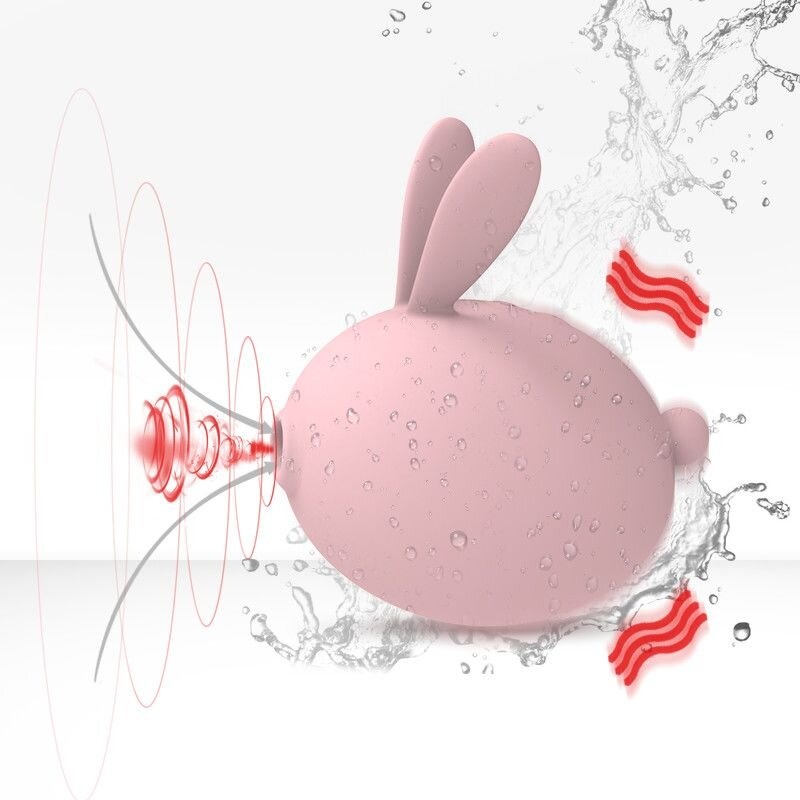 Вакуумный клиторальный стимулятор с вибрацией KisToy Miss KK Pink фото