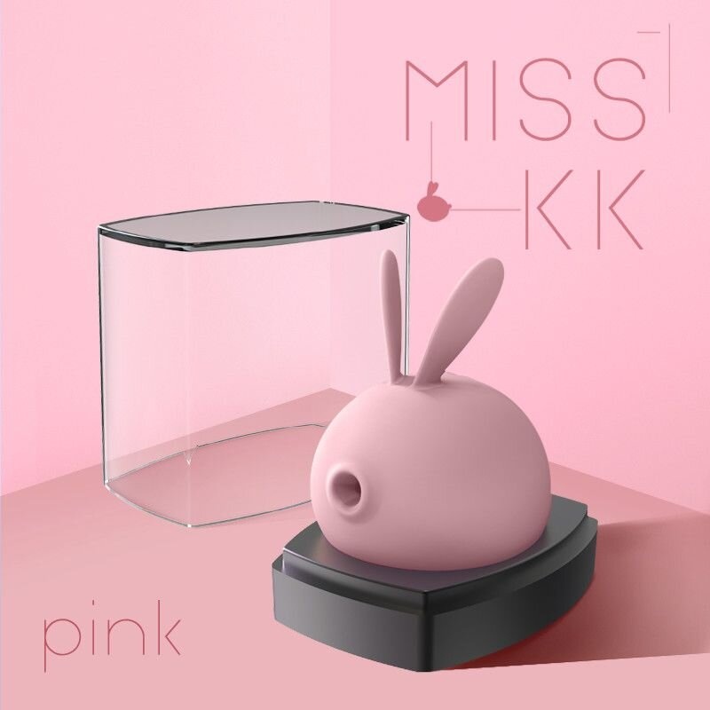 Вакуумний кліторальний стимулятор з вібрацією KisToy Miss KK Pink фото