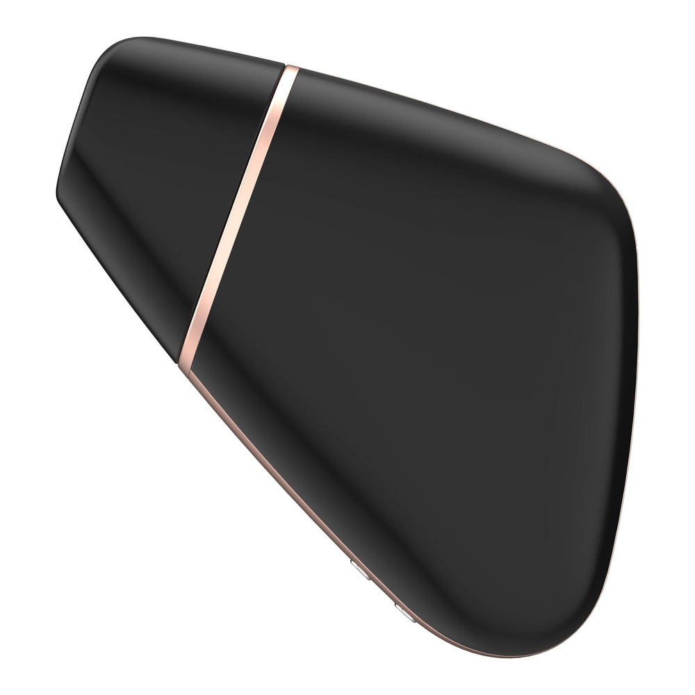 Вакуумный клиторальный стимулятор Satisfyer Love Triangle Black с управлением через интернет фото
