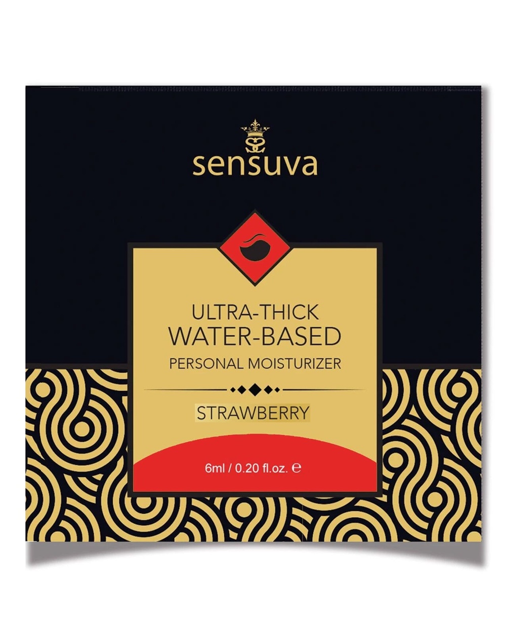 Пробник Sensuva — Ultra-Thick Water-Based Strawberry (6 мл) фото
