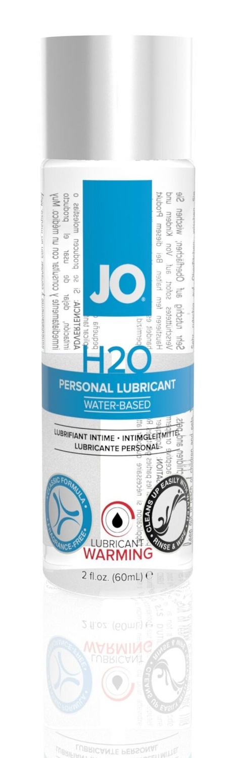 Согревающая смазка на водной основе System JO H2O WARMING (60мл) с экстрактом перечной мяты фото