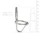 Уретральный стимулятор Sinner Gear Unbendable - Sperm Stopper Hollow Ring, 2 кольца (2,5 см и 3 см) фото 4