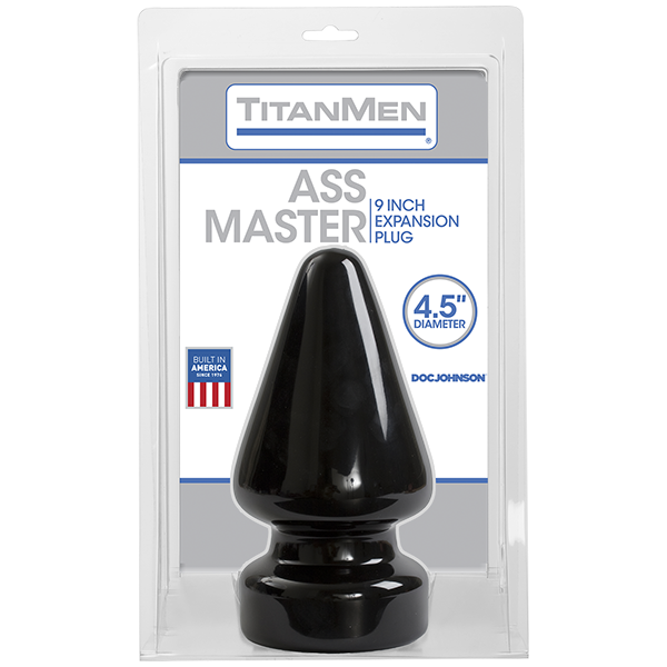 Пробка для фистинга Doc Johnson Titanmen Tools - Butt Plug - 4.5 Inch Ass Master, диаметр 11,7см фото