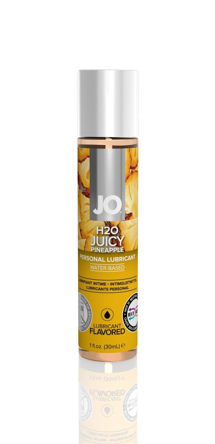 Смазка на водной основе System JO H2O - Juicy Pineapple (30 мл) без сахара, растительный глицерин фото