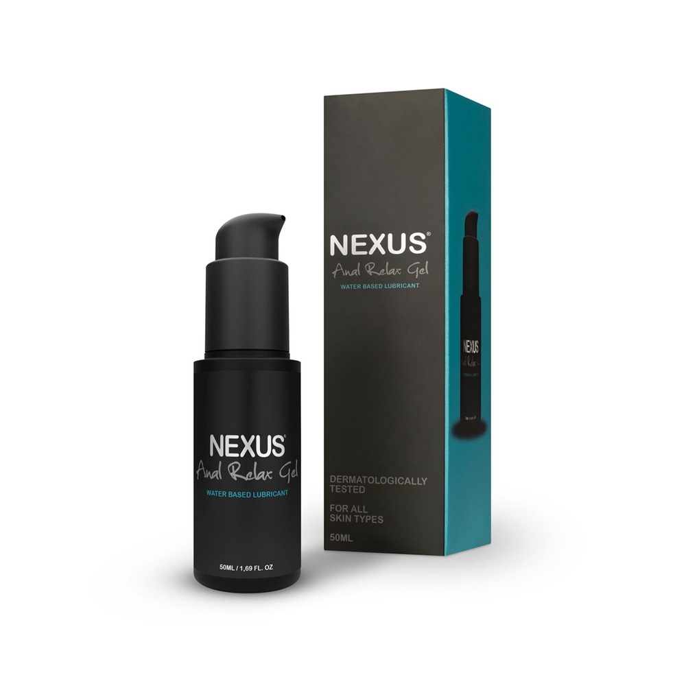 Розслаблювальний анальний лубрикант на водній основі Nexus RELAX - Anal Relaxing Gel 50ml фото