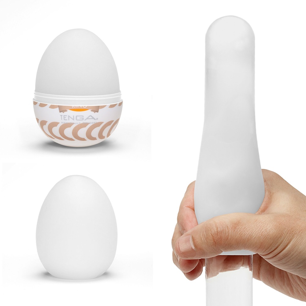 Мастурбатор-яйцо Tenga Egg Ring с ассиметричным рельефом фото