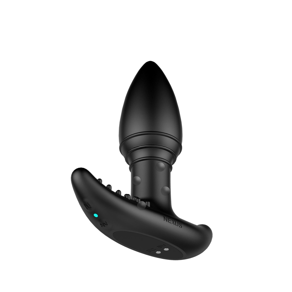 Анальна вібропробка Nexus B-stroker з масажними намистинами на ніжці з пультом Д/У фото