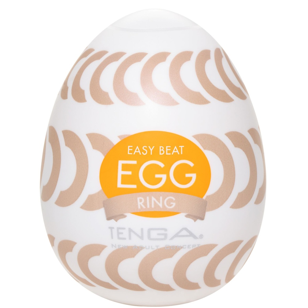 Мастурбатор-яйце Tenga Egg Ring з асиметричним рельєфом фото