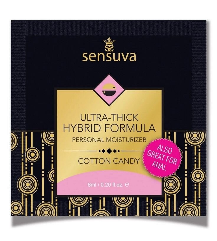 Пробник Sensuva - Ultra-Thick Hybrid Formula Cotton Candy (6 мл) фото