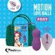 Вагінальні кульки з перловим масажем FeelzToys Motion Love Balls Foxy з пультом дистанційного керування, 7 режимів фото 1