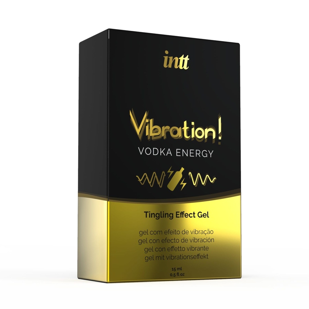 Жидкий вибратор Intt Vibration Vodka (15 мл) EXTRA GREEN, очень вкусный, действует до 30 минут фото