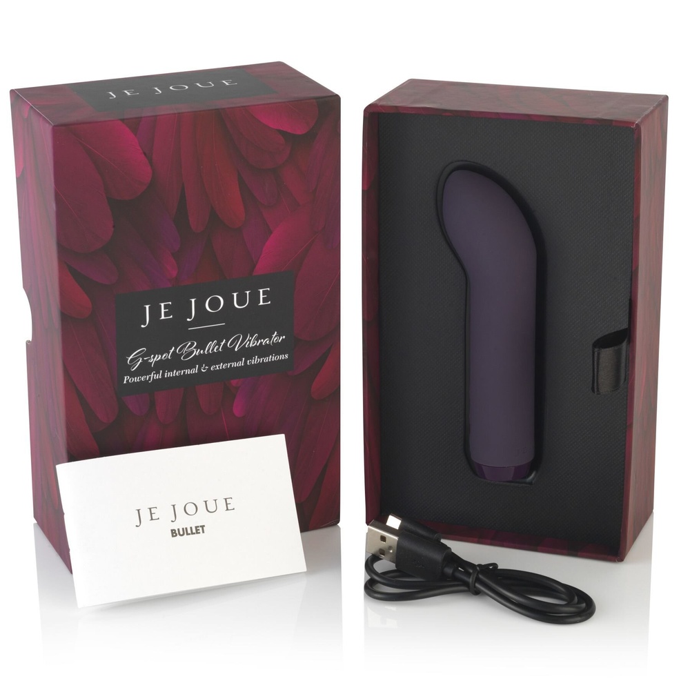 Преміум вібратор Je Joue — G-Spot Bullet Vibrator Purple з глибокої вібрацією фото