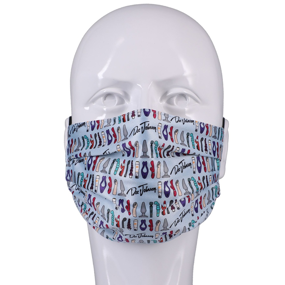 Гігієнічна маска Doc Johnson DJ Reversible and Adjustable face mask фото