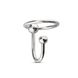 Уретральная вставка с кольцом Sinner Gear Unbendable - Sperm Stopper Solid, диаметр кольца 2,6см фото 2