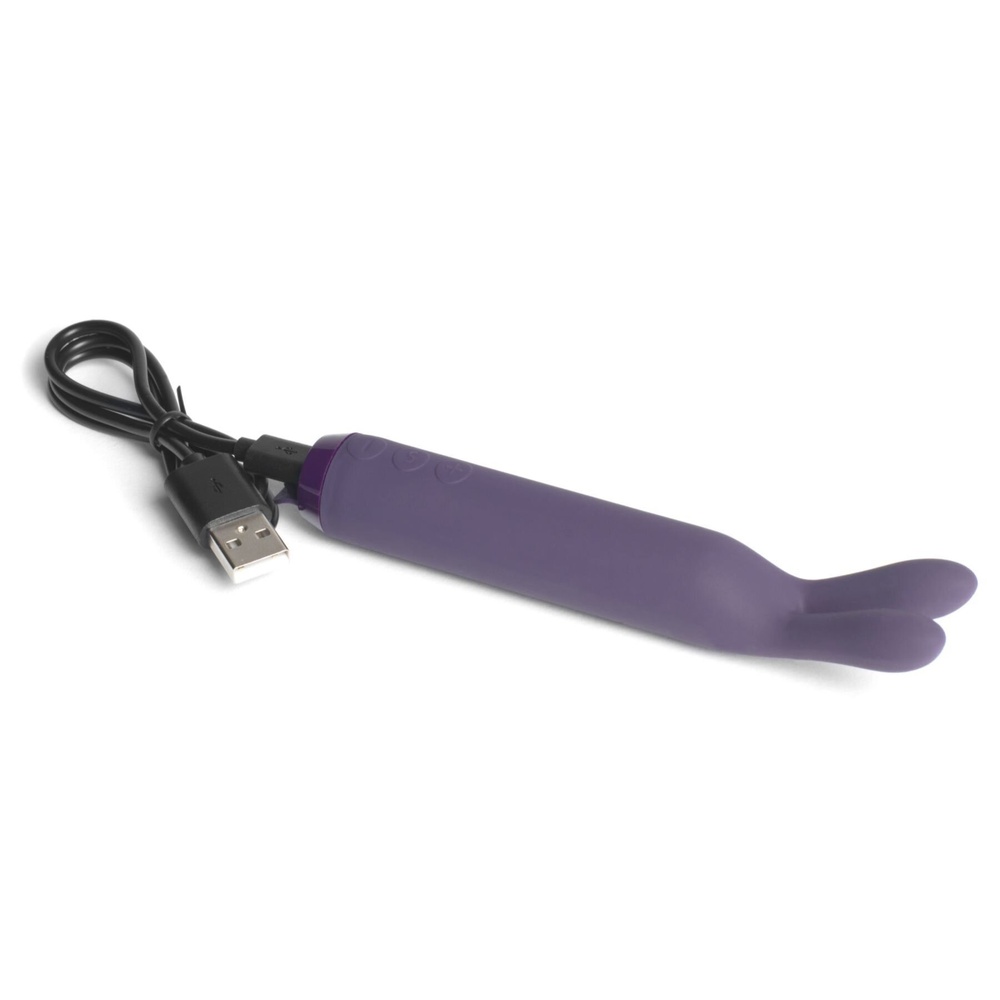Вибратор с ушками Je Joue - Rabbit Bullet Vibrator Purple, глубокая вибрация фото